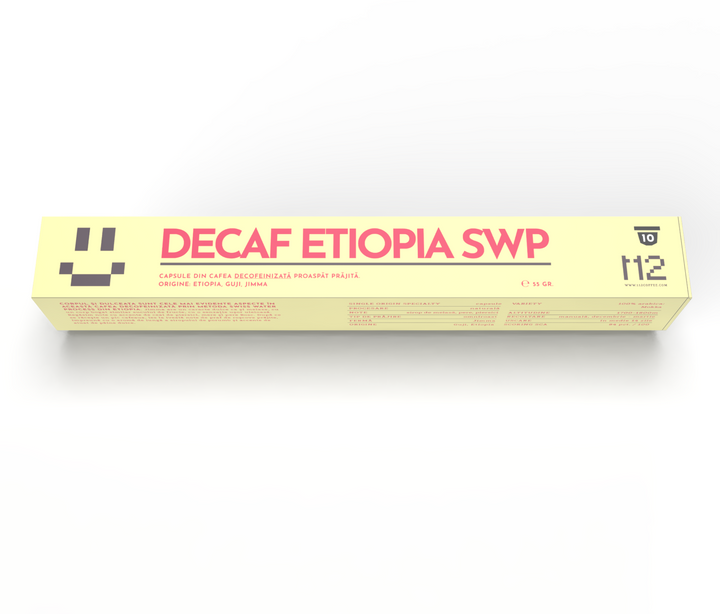 Capsule Etiopia – Decofeinizată 10 buc. Nespresso compatibile Cafea de Specialitate