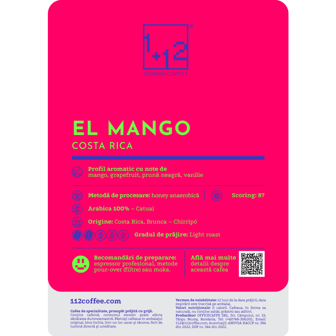 Costa Rica El Mango Cafea de Specialitate