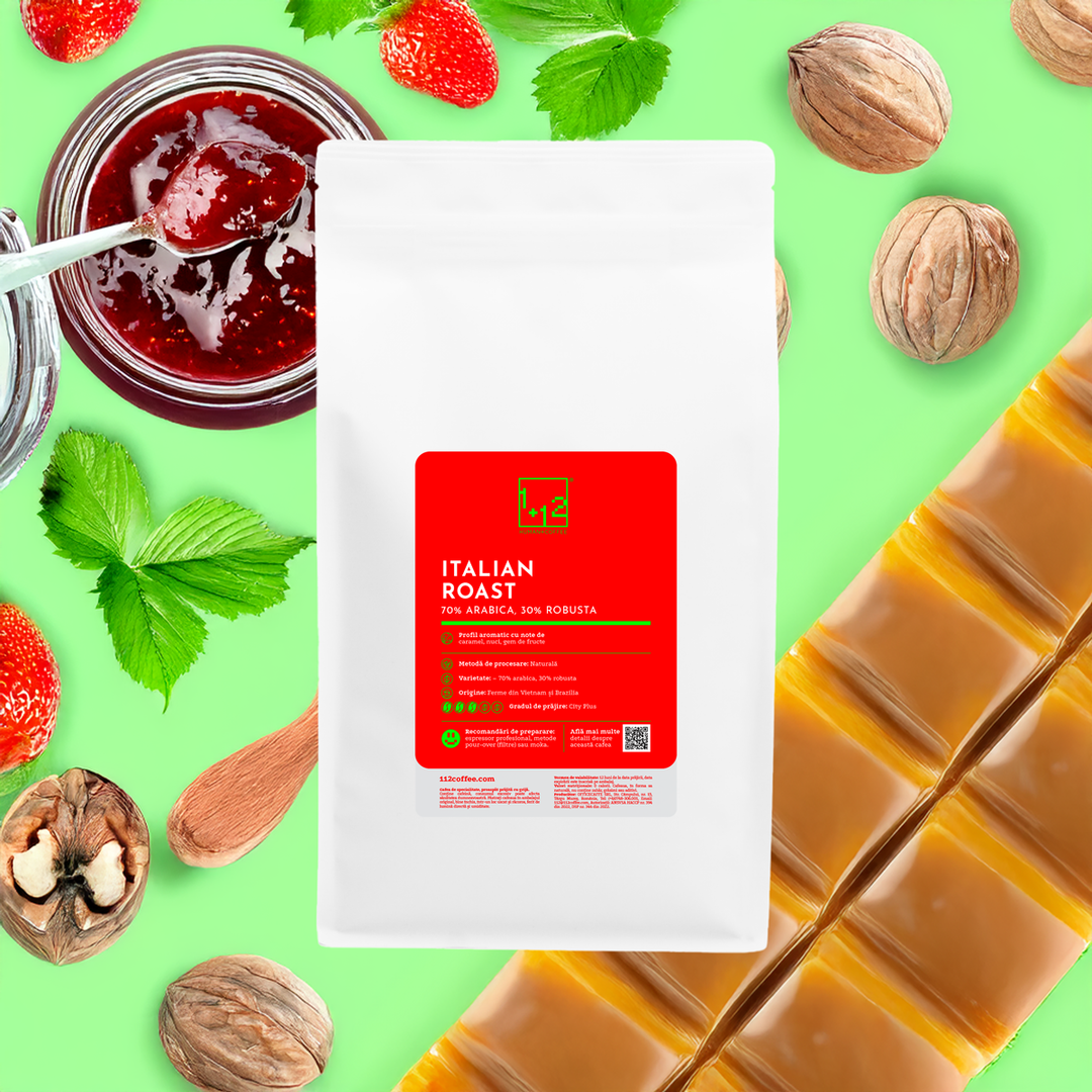 Pachet 3 buc. Italian Roast arabica/robusta, Oldschool Espresso arabica/robusta, Transylvanian Blend – 3 Kg Cafea de Specialitate