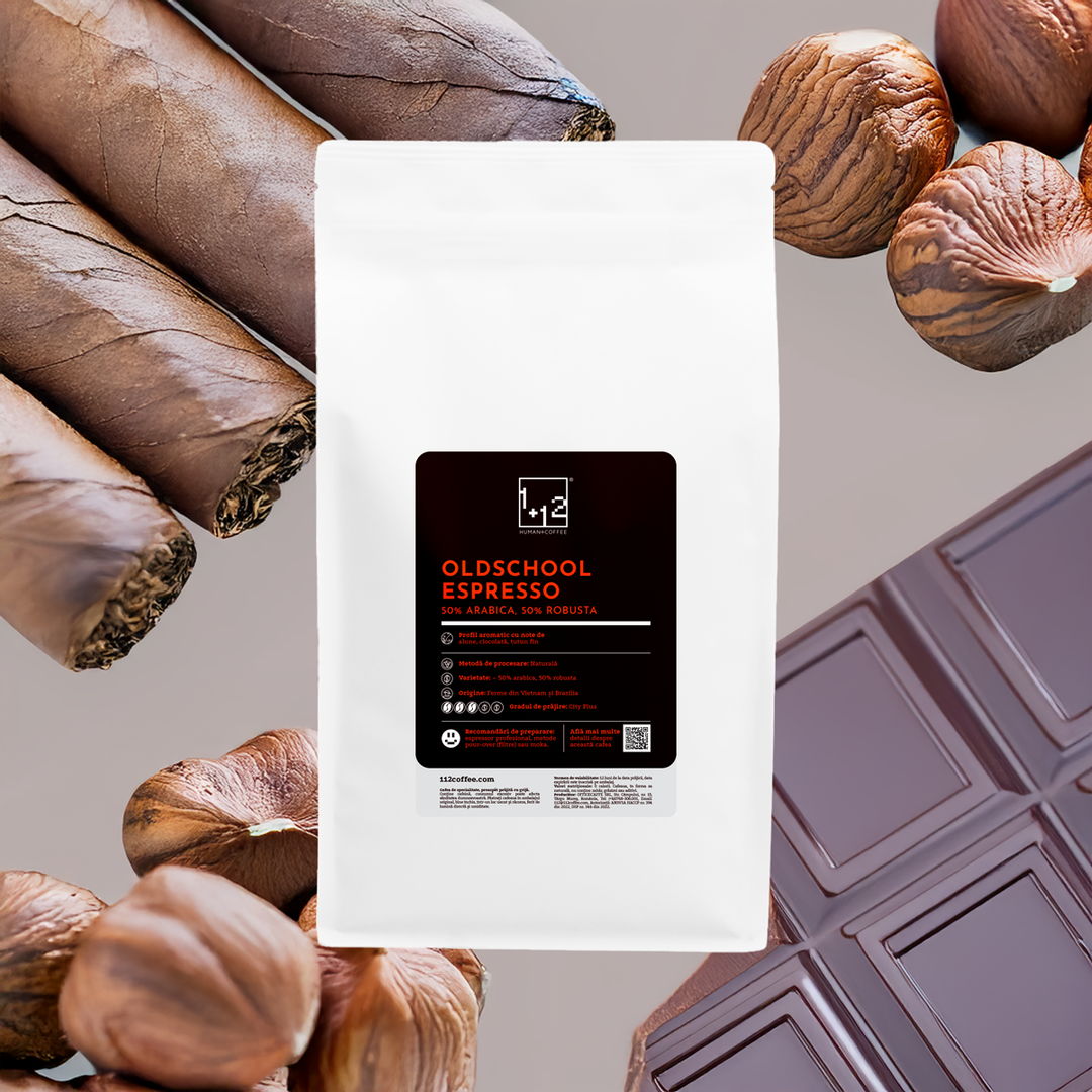 Oldschool Espresso Arabica/Robusta Cafea de Specialitate