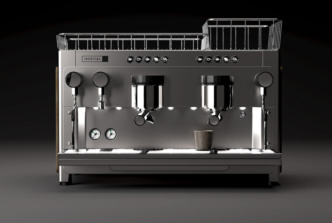 Espressor Iberital Tandem 2 Groups - Wood - 112 Coffee Roastery
