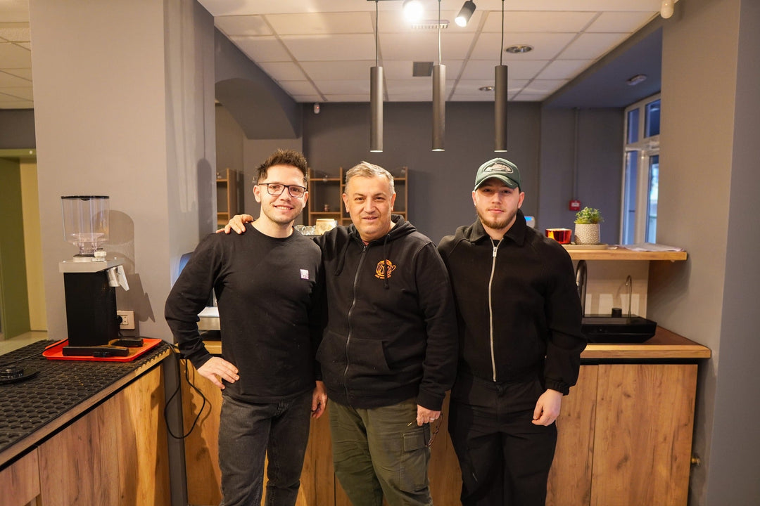 Ne bucurăm să fim parte din începuturi bune. Training susținut de Dorin, la noua prăjitorie de cafea NuMa Cafe