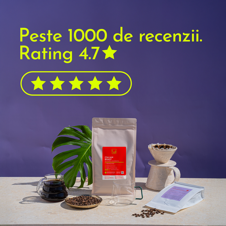 Italian Roast arabica/robusta Cafea de Specialitate