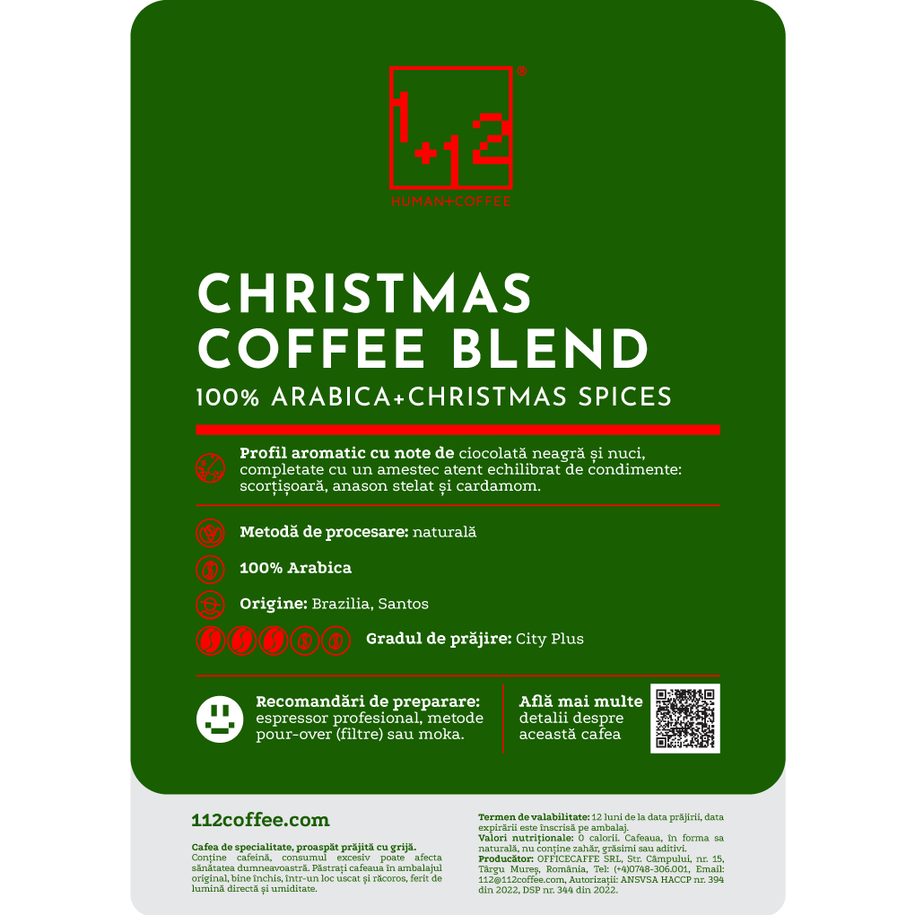 Christmas Coffee Cafea de Specialitate cu amestec de condimente naturale