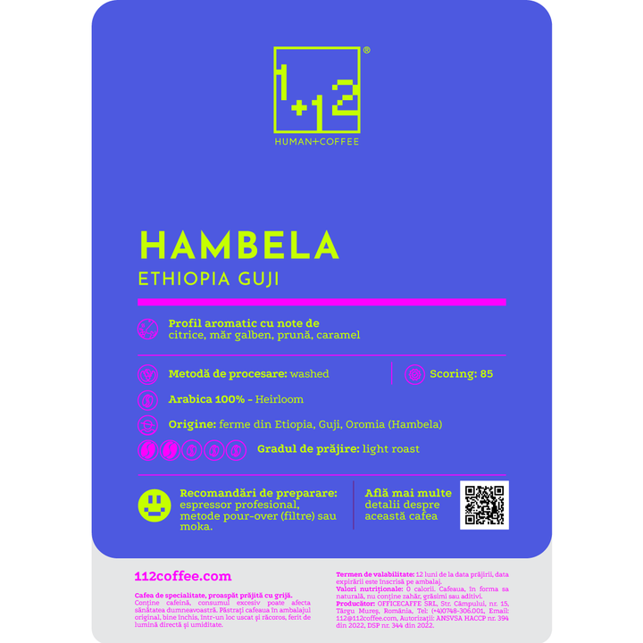 Ethiopia Guji - Hambela Cafea de Specialitate