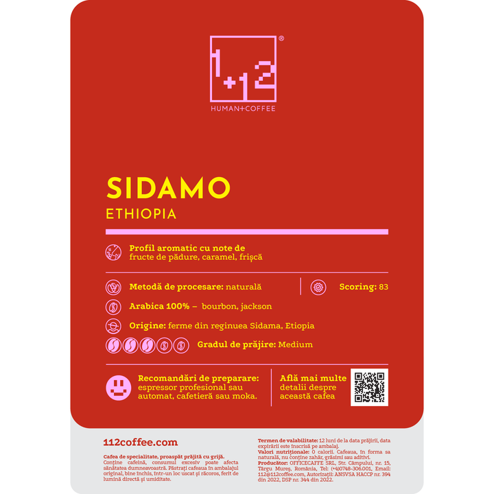 <tc>Etiópia Sidamo HU</tc>