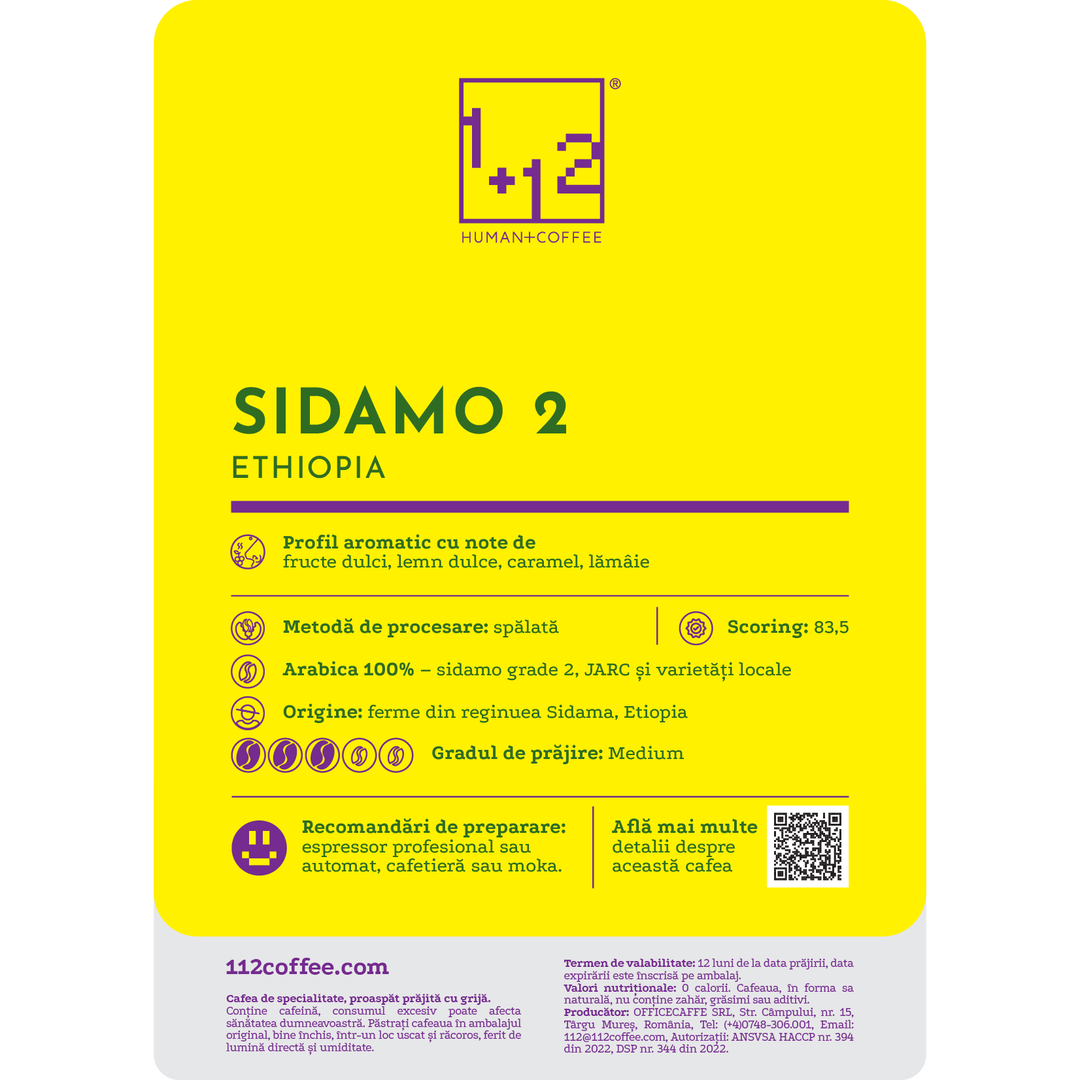 Ethiopia Sidamo 2 Cafea de Specialitate