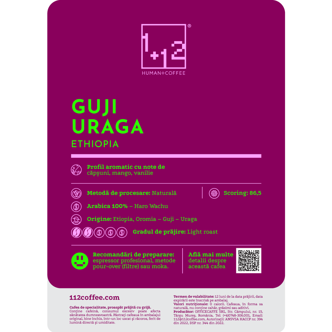 Ethiopia Guji Uraga Cafea de Specialitate