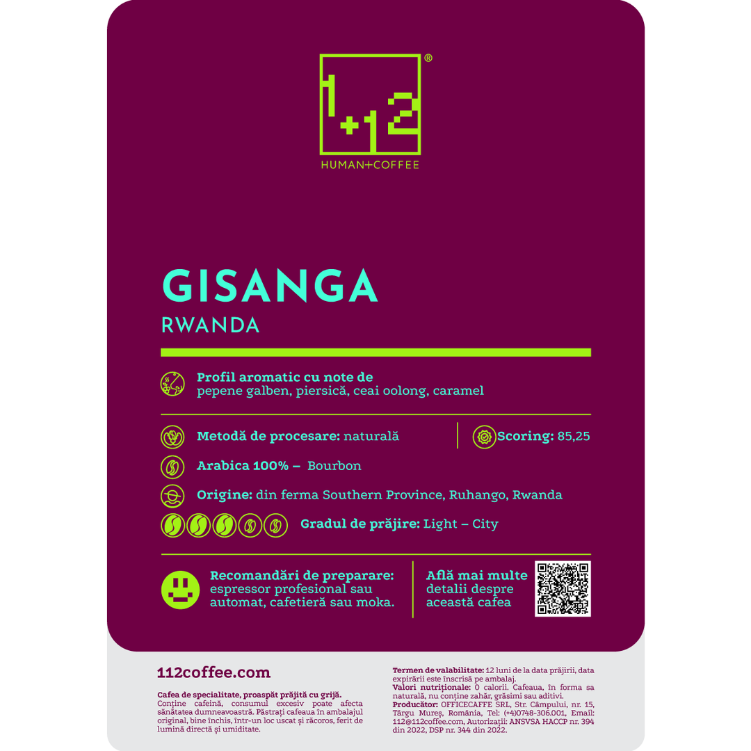 Rwanda - Gisanga Cafea de Specialitate