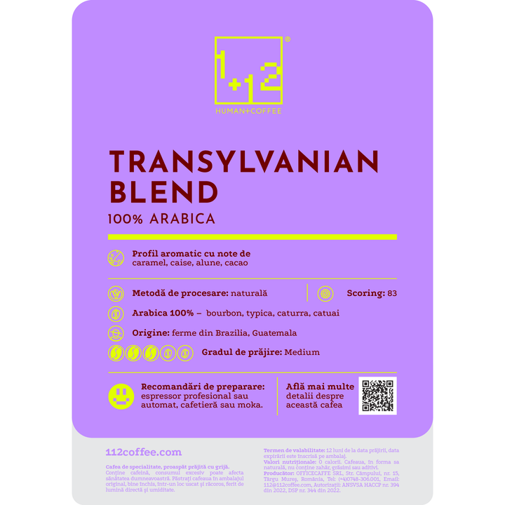 Transylvanian Blend Cafea de specialitate