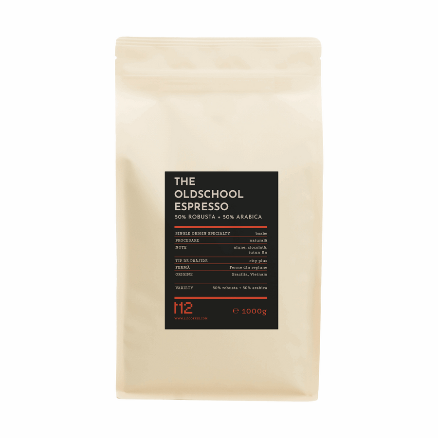 Oldschool Espresso arabica/robusta – 1Kg.