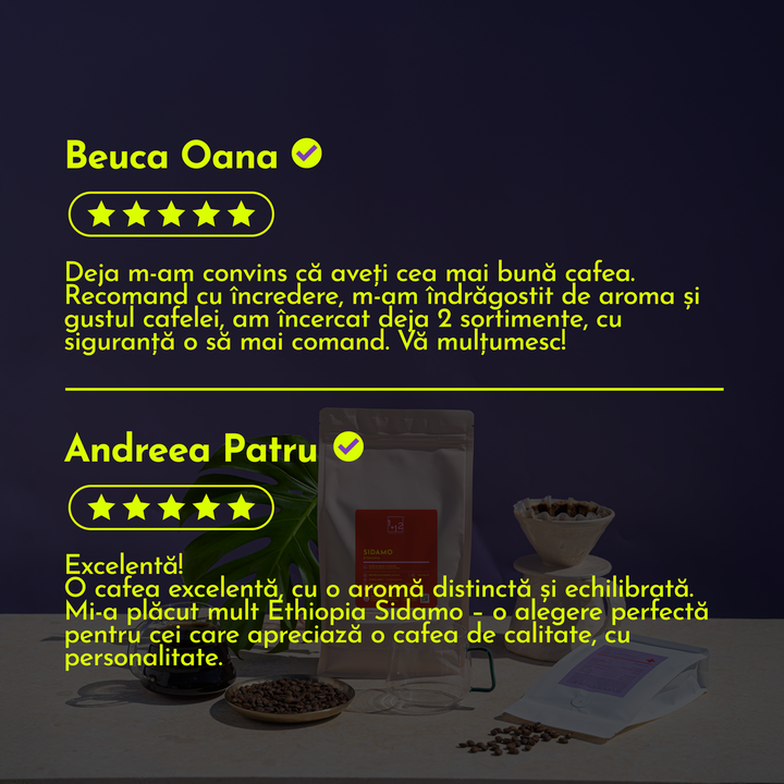 Ethiopia Sidamo Cafea de Specialitate