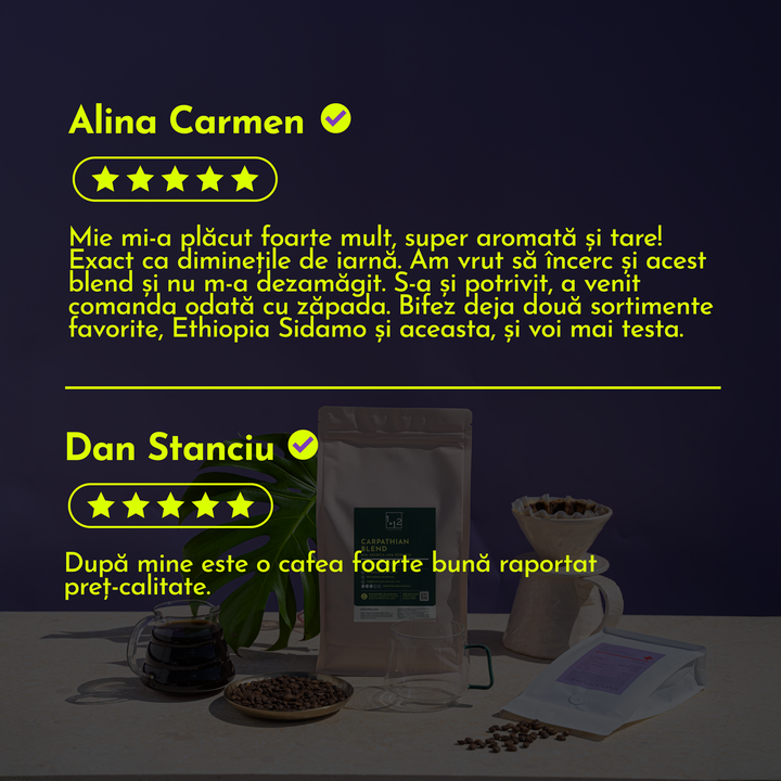 Carpathian Blend arabica/robusta Cafea de Specialitate