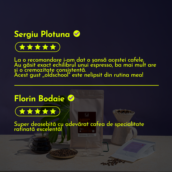 Oldschool Espresso Arabica/Robusta Cafea de Specialitate