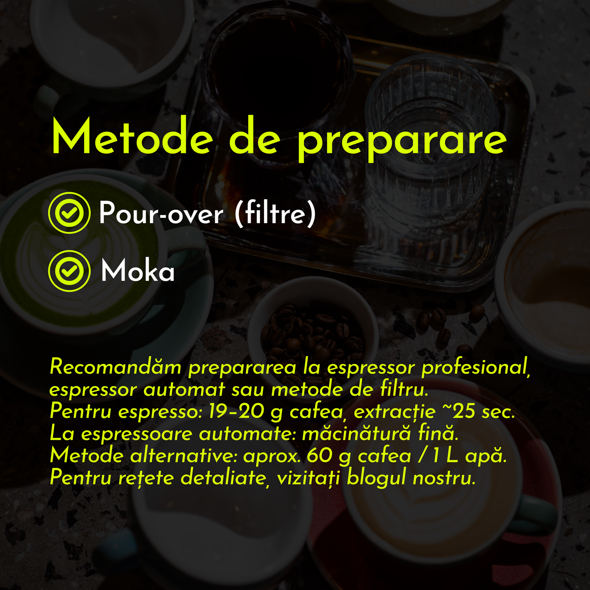 Metode de preparare - Columbia Medellin