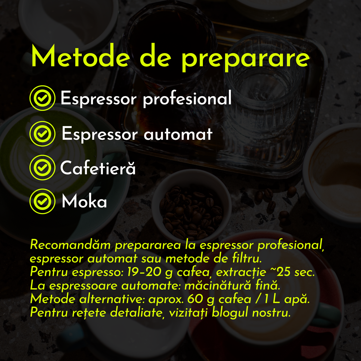 Metode de preparare