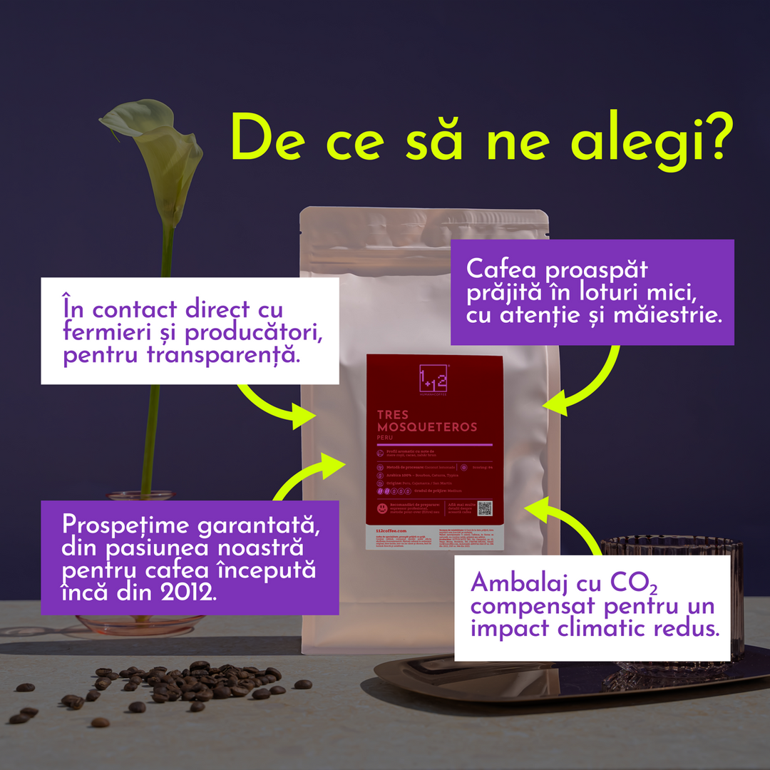 Peru Tres Mosqueteros Cafea de Specialitate