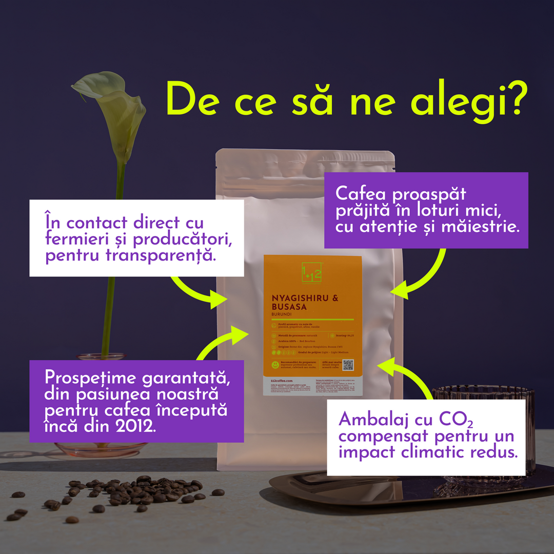 Burundi Nyagishiru & Busasa Cafea de Specialitate