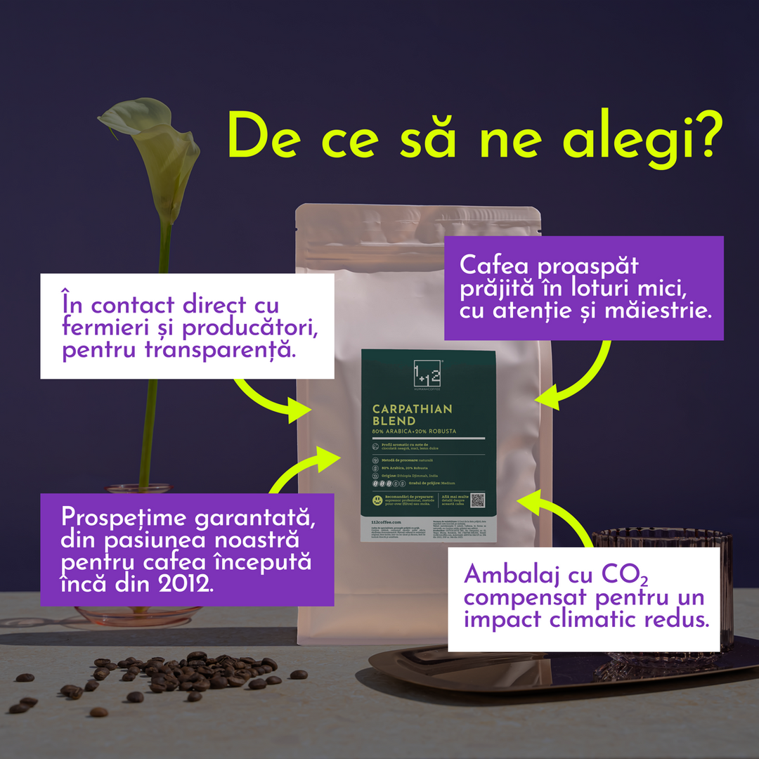 Carpathian Blend arabica/robusta Cafea de Specialitate