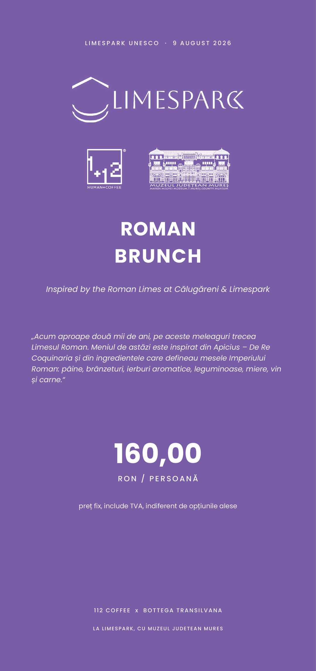 Roman Brunch at Limesparc