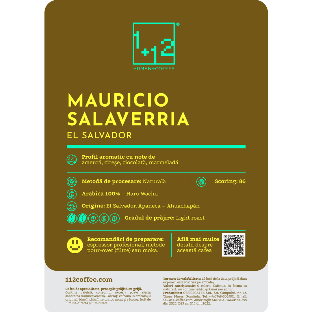 El Salvador Mauricio Salaverria Cafea de Specialitate