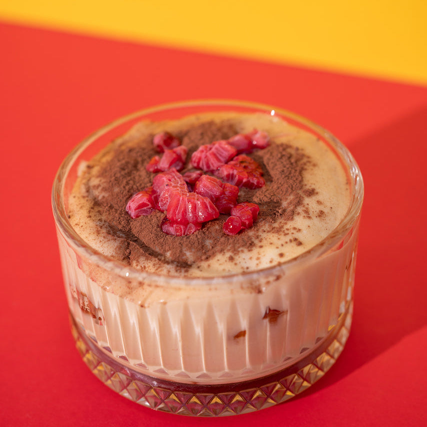 ESPRESSO KISS - TIRAMISU CU ZMEURĂ